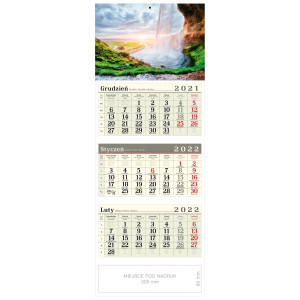 kalendarz trójdzielny - WODOSPAD