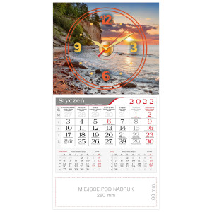 kalendarz jednodzielny - ZEGAR KLIF