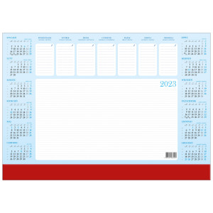 Kalendarz Biurkowy - BIUWAR DUŻY z listwą PCV