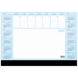 Kalendarz Biurkowy - BIUWAR DUŻY z listwą PCV