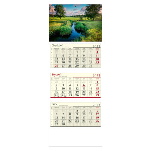 kalendarz trójdzielny- RZECZKA