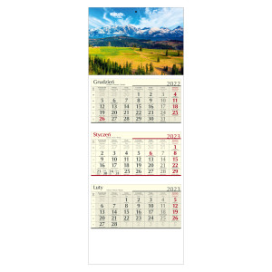 kalendarz trójdzielny - GÓRSKI PEJZAŻ