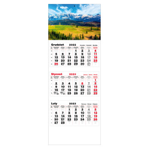 kalendarz trójdzielny - GÓRSKI PEJZAŻ