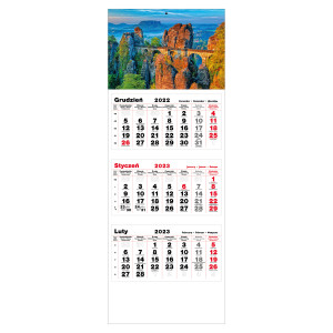 kalendarz trójdzielny- SKALNY MOST