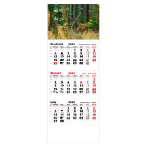 kalendarz trójdzielny- JELEŃ