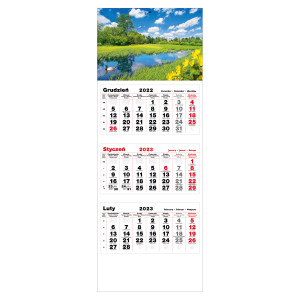 kalendarz trójdzielny- WIOSNA