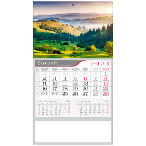 Kalendarz jednodzielny - 2023 - 10 wzorów
