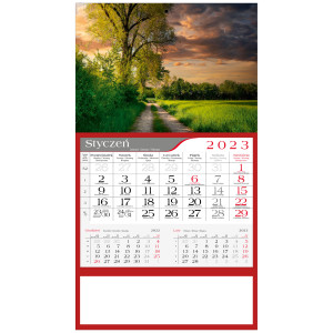 Kalendarz jednodzielny - 2023 - 10 wzorów