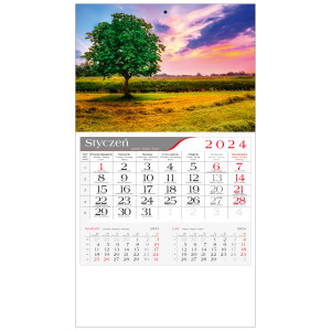kalendarz jednodzielny  - SIANOKOSY
