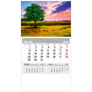 kalendarz jednodzielny  - SIANOKOSY