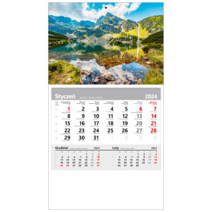 kalendarz jednodzielny  - KOŚCIELEC