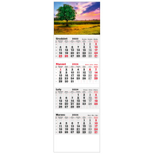 kalendarz  czterodzielny - SIANOKOSY