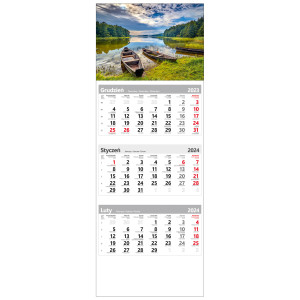 kalendarz trójdzielny - MAZURY