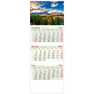 kalendarz trójdzielny - JESIENNE GÓRY