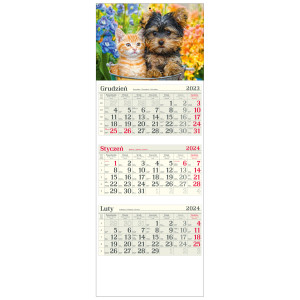 kalendarz trójdzielny - PRZYJACIELE