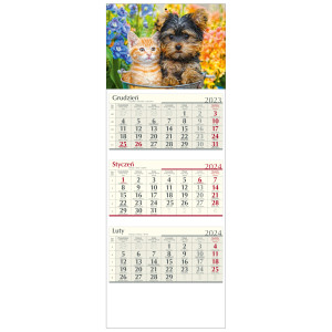 kalendarz trójdzielny - PRZYJACIELE