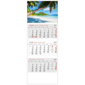 kalendarz trójdzielny - PALMY