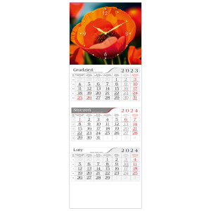 kalendarz trójdzielny - ZEGAR MAK