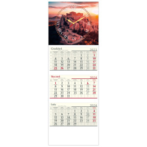 kalendarz trójdzielny - ZEGAR AKROPOL