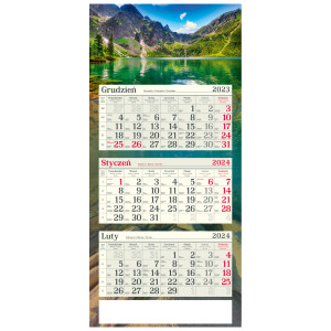 kalendarz trójdzielny poster - MORSKIE OKO