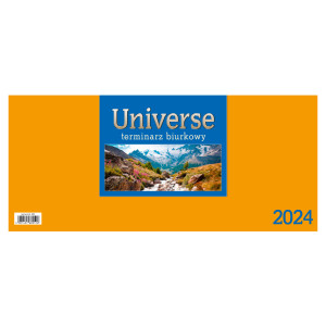 Kalendarz Biurkowy - STOJĄCY UNIVERSE - żółty