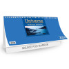 Kalendarz Biurkowy - STOJĄCY UNIVERSE - niebieski