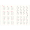 COMBO * A4 dzienny z registrem GRANATOWY / NIEBIESKI / POMARAŃCZOWY kalendarz książkowy