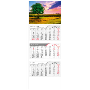 kalendarz trójdzielny- SIANOKOSY