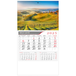 kalendarz jednodzielny  - TOSKANIA