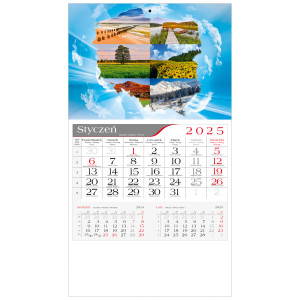 kalendarz jednodzielny  - POLSKA
