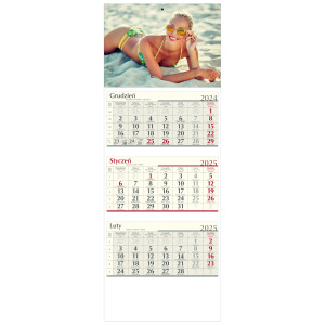 kalendarz trójdzielny - SARA