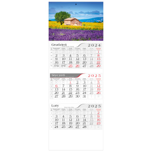 kalendarz trójdzielny -  PROWANSJA