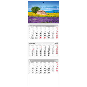 kalendarz trójdzielny -  PROWANSJA