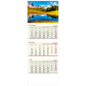 kalendarz trójdzielny -PANORAMA