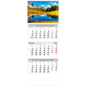 kalendarz trójdzielny - PANORAMA