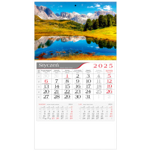 kalendarz jednodzielny  -  PANORAMA