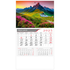 kalendarz jednodzielny  -  PRZEŁĘCZ GIAU PASS