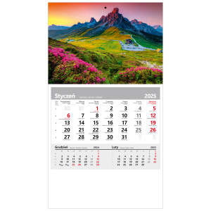 kalendarz jednodzielny  - PRZEŁĘCZ GIAU PASS