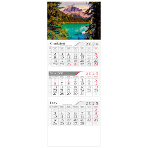 kalendarz trójdzielny -  EMERALD LAKE