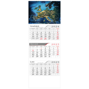kalendarz trójdzielny -  EUROPA