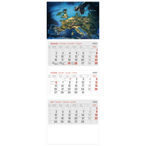 kalendarz trójdzielny - EUROPA