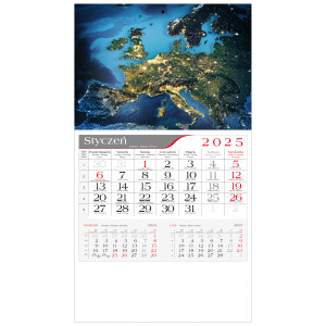 kalendarz jednodzielny  -  EUROPA