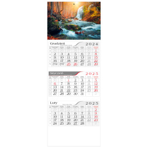 kalendarz trójdzielny -  WODOSPAD