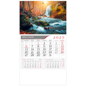 kalendarz jednodzielny  -  WODOSPAD