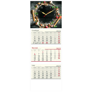 kalendarz trójdzielny - ZEGAR PRZYPRAWY
