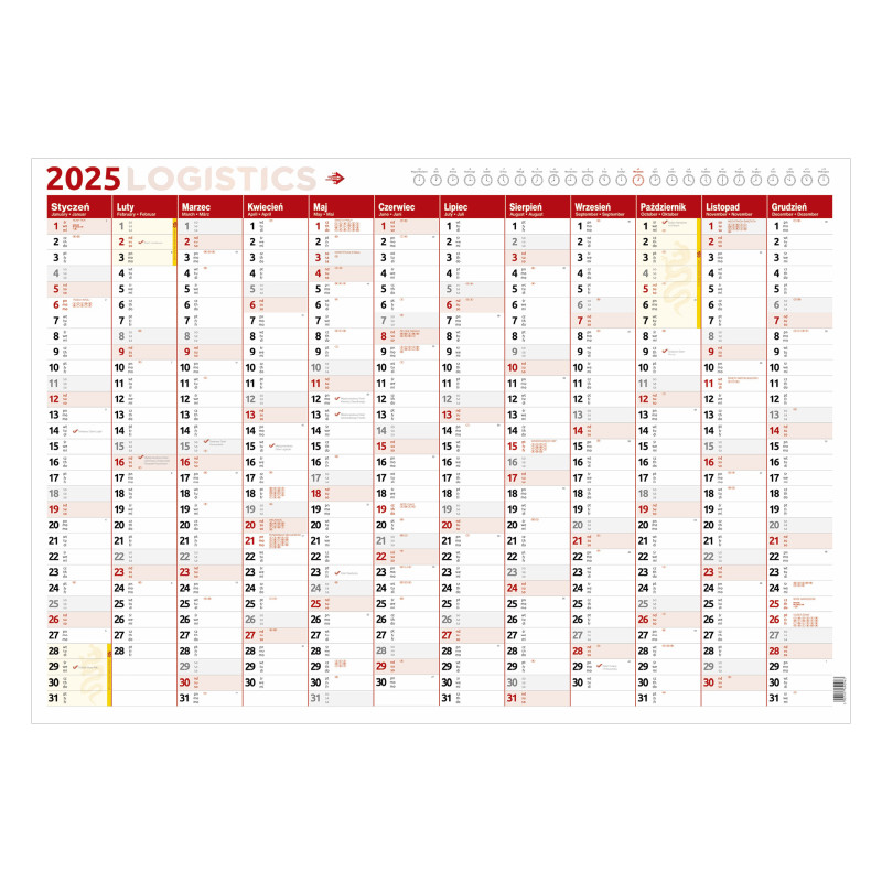 Kalendarz Biurkowy - PLANER LOGISTYCZNY