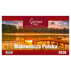 Kalendarz Biurkowy - STOJĄCY GALILEO - MALOWNICZA POLSKA