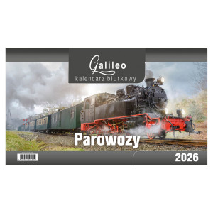 Kalendarz Biurkowy - STOJĄCY GALILEO - PAROWOZY