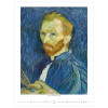 KW-02 VINCENT VAN GOGH kalendarz wieloplanszowy spiarlowany