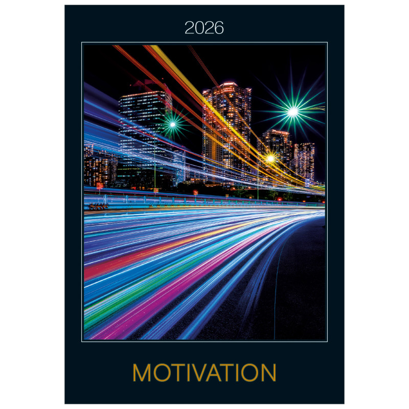 KW-40 MOTIVATION kalendarz wieloplanszowy spiralowany